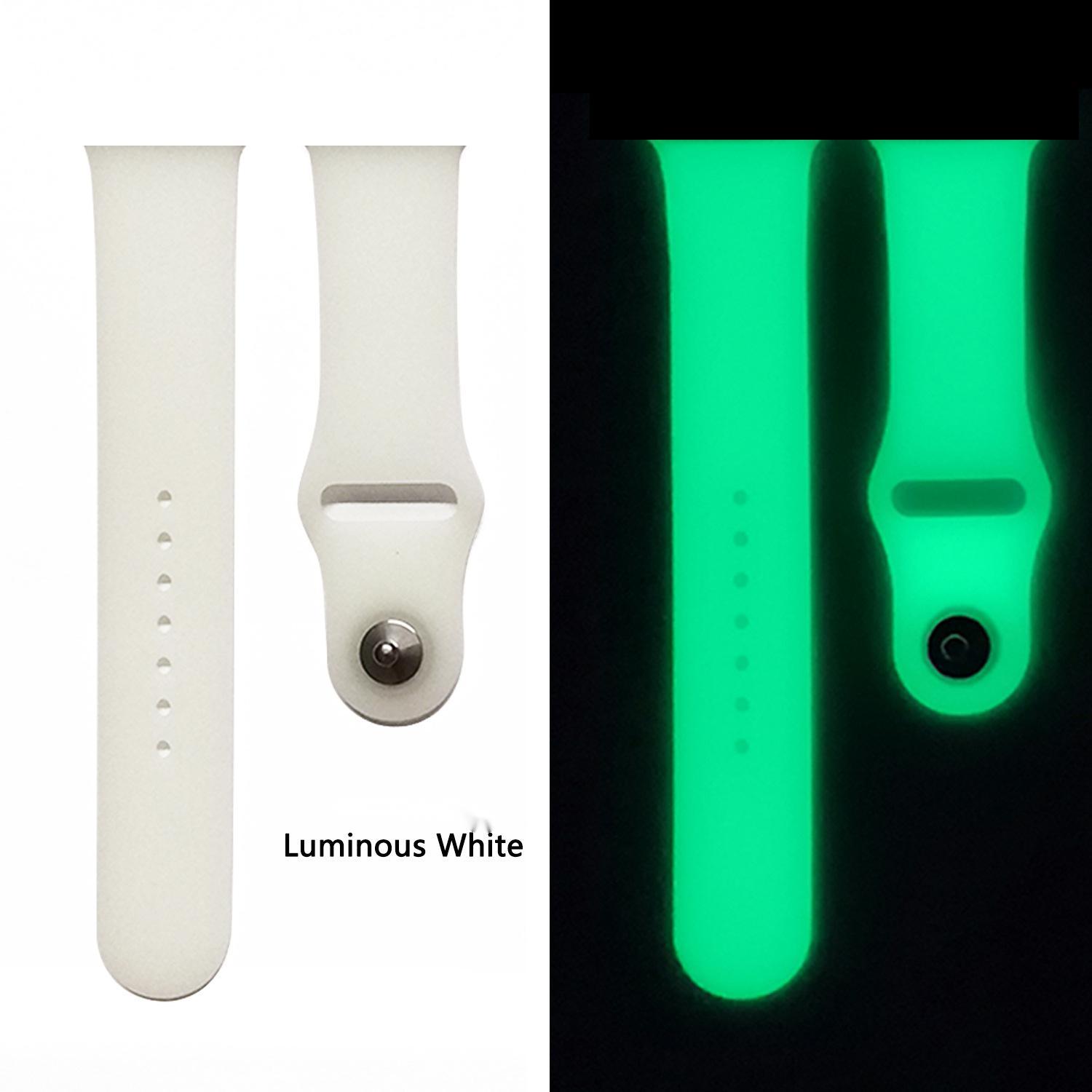 Silicone fluorescent strap Pure color luminous - silicone pure