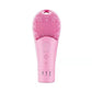 Electric Beauty Facial Cleansing Instrument with Silicone Gel and Ultrasonic Vibration - Fun silicone gel cleansing