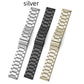 Silicone Leather Milan Thick Steel Strap - Silicone Leather Milan Thick Steel Strap for F57F57LF22RF207F207R