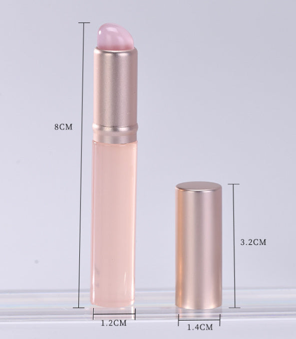 Silicone Lip Brush with Round Head Portable Lipstick Applicator - silicone lip brush lipstick round head portable