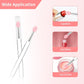 Silicone Lip Gloss Applicator Professional Makeup Tool for Lips and Eyes - Teleplus lip gloss professional makeup