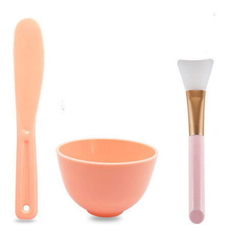 Silicone Mask Bowl with Stirring Stick and Brush Set in Various Colors - Soft for Ultimate Mixing Fun silicone mask