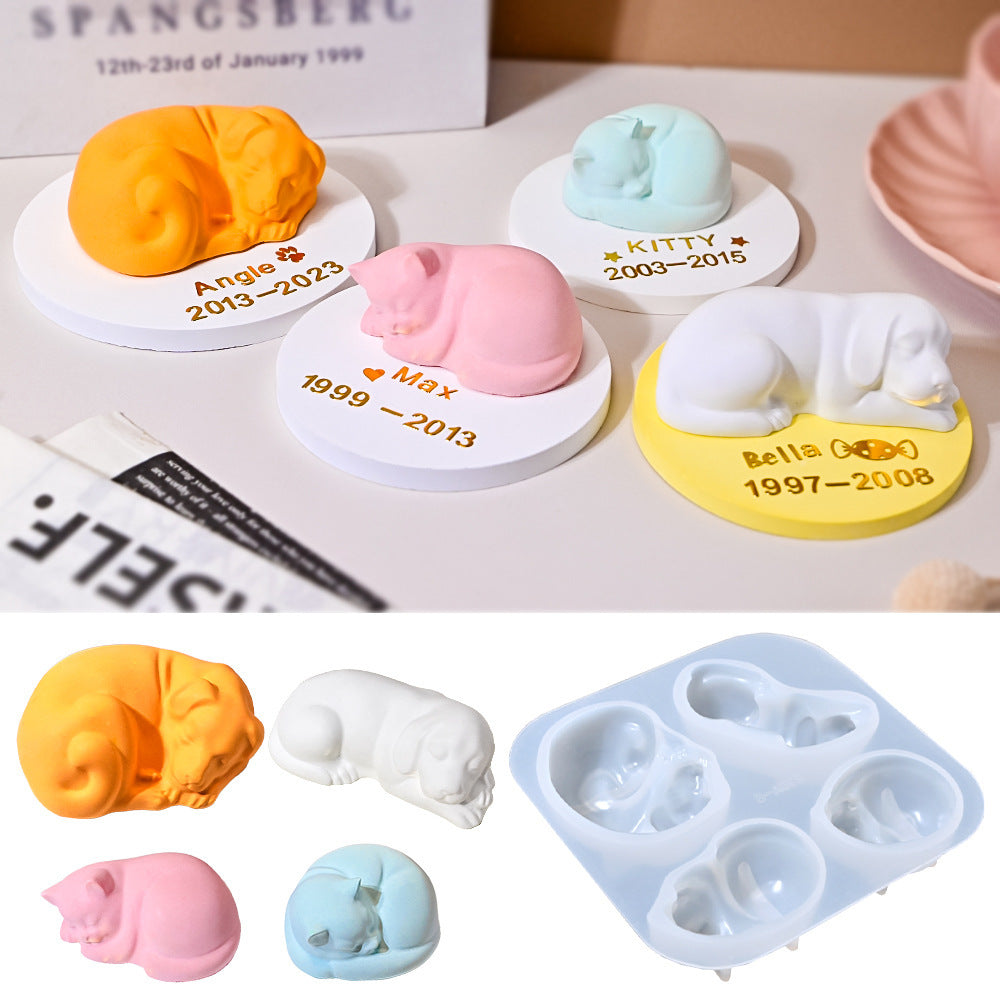 Silicone Mold for DIY Aromatherapy Gypsum Ornaments and Round Soap Molds - silicone mold round aromatherapy gypsum