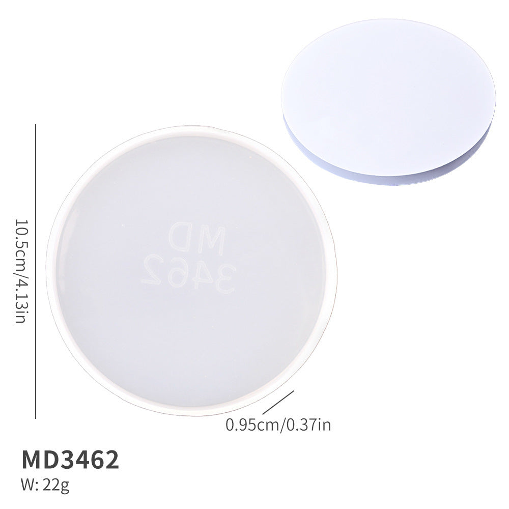 Silicone Mold for DIY Aromatherapy Gypsum Ornaments and Round Soap Molds - silicone mold round aromatherapy gypsum