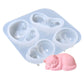 Silicone Mold for DIY Aromatherapy Gypsum Ornaments and Round Soap Molds - silicone mold round aromatherapy gypsum