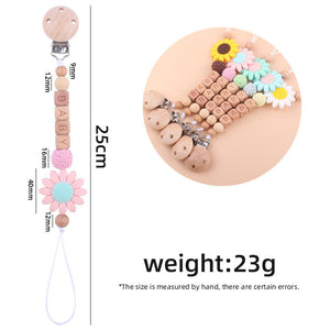 Silicone Pacifier Clip for Babies and Toddlers in Multiple Colors US CHF - Chic Trendy Tiny Tots’ Peace united states