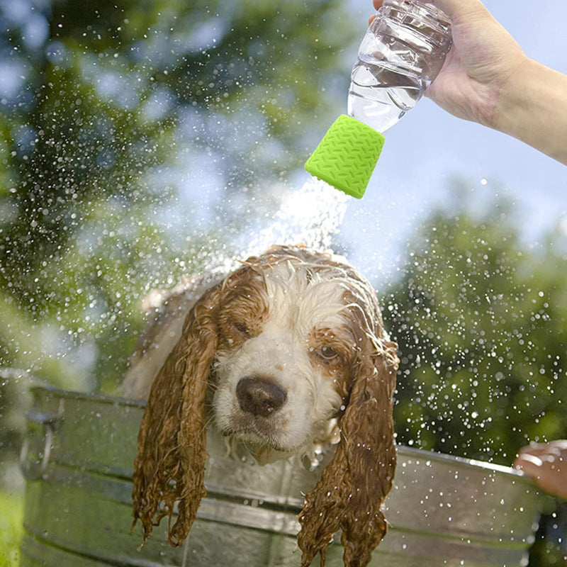 Silicone Pet Shower Head for Dogs and Cats Portable Grooming Tool - pet shower head