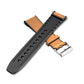 Silicone Plus Leather Watch Strap - Silicone Plus Leather Watch Strap for Optimus Series