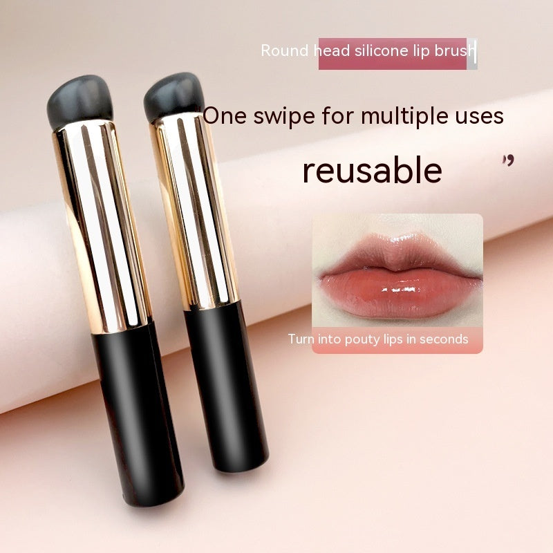 Silicone Portable Home Jelly Lip Brush for Precise Application - silicone portable home jelly lip brush