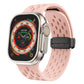 Silicone Sports Strap with Mesh Magnetic Buckle for Apple Watch Series - Teleplus mesh magnetic buckle silicone strap