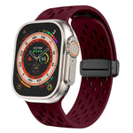 Silicone Sports Strap with Mesh Magnetic Buckle for Apple Watch Series - Teleplus mesh magnetic buckle silicone strap