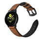 Silicone Stick Leather Watch Strap Top Layer Cowhide - Silicone Stick Leather Watch Strap for 20mm Devices