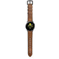 Silicone Stick Leather Watch Strap Top Layer Cowhide - Silicone Stick Leather Watch Strap for 20mm Devices