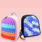 Silicone Super Lightweight Backpack For Children - Backpacks Light as a Feather in Purple Green Blue