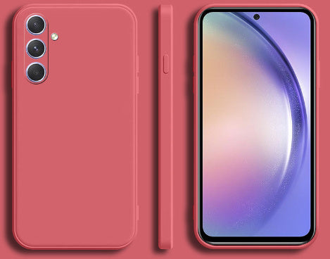 Silicone Transparent Phone Case for Samsung with Colorful Anti-Fall Protection - Teleplus Robust phone case silicone