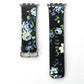 Silk-printed Floral Leather Strap Chinoiserie - Silk Printed Floral Leather Strap Watch Bands