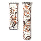 Silk-printed Floral Leather Strap Chinoiserie - Silk Printed Floral Leather Strap Watch Bands