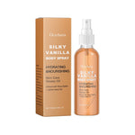 Silky Vanilla Body Oil with Jojoba Shea Butter Coconut and Olive Oils - silky vanilla body spray