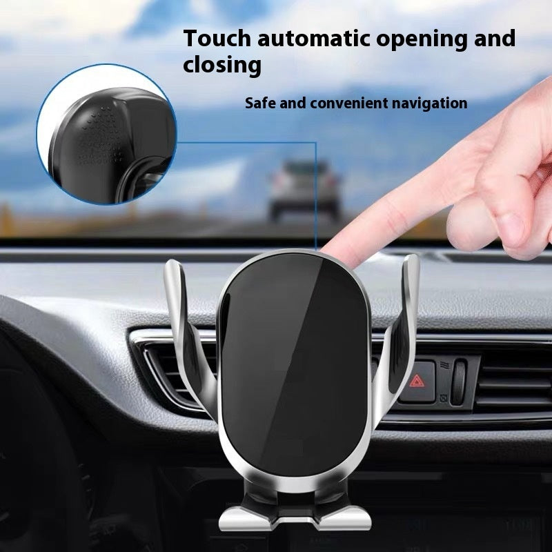 Silver Car Phone Holder for Portable Plastic and Universal Fit - portable plastic car phone holder