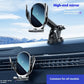 Silver Car Phone Holder for Portable Plastic and Universal Fit - portable plastic car phone holder