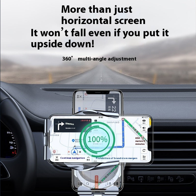 Silver Car Phone Holder for Portable Plastic and Universal Fit - portable plastic car phone holder