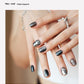 Silver Cat’s Eye Nail Art for Graceful Personality Dark Style - Teleplus Cat and graceful personality dark style simple