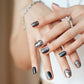 Silver Cat’s Eye Nail Art for Graceful Personality Dark Style - Teleplus Cat and graceful personality dark style simple