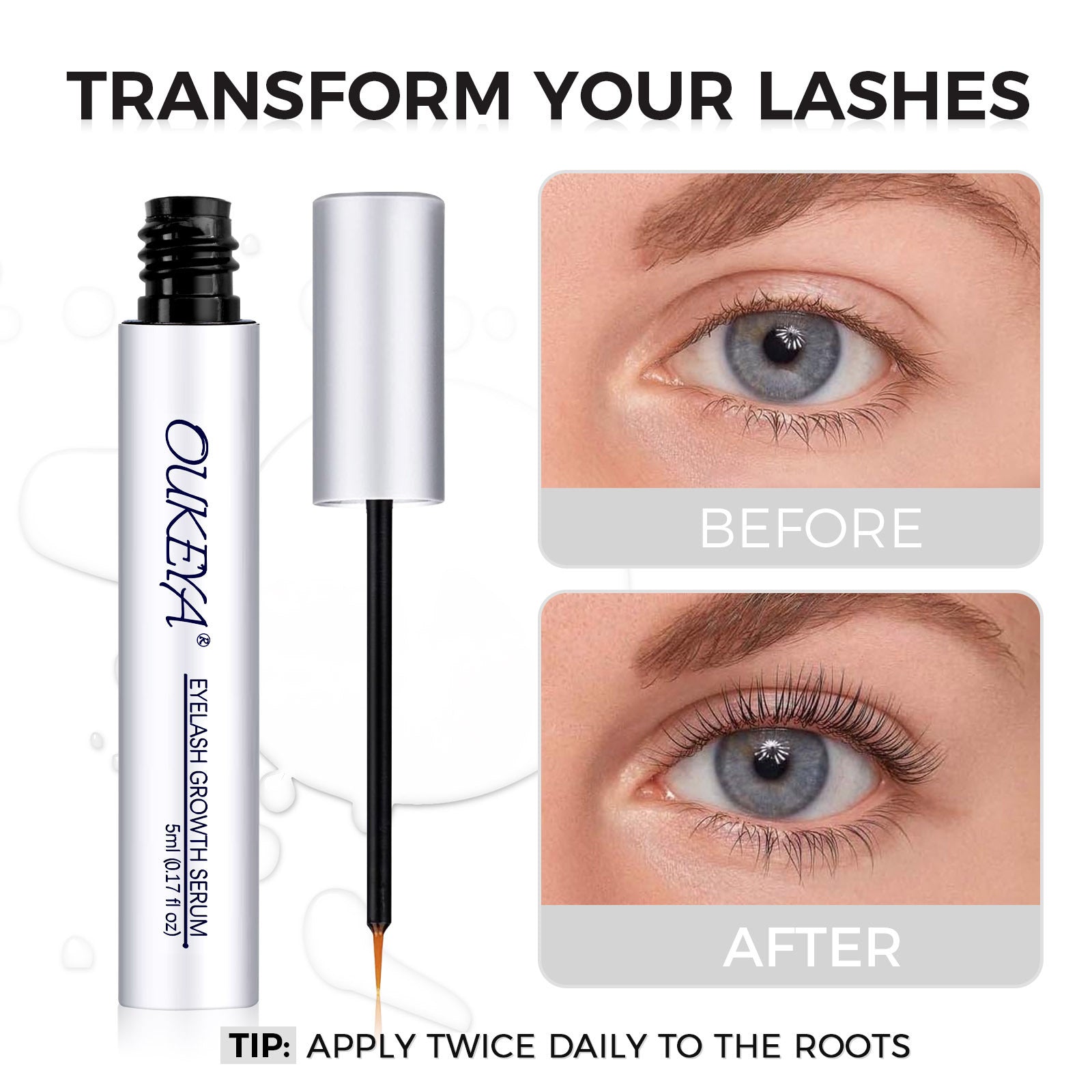 Silver Eyelash Growth Essence for Care 5ML Exported - Teleplus eyelash care