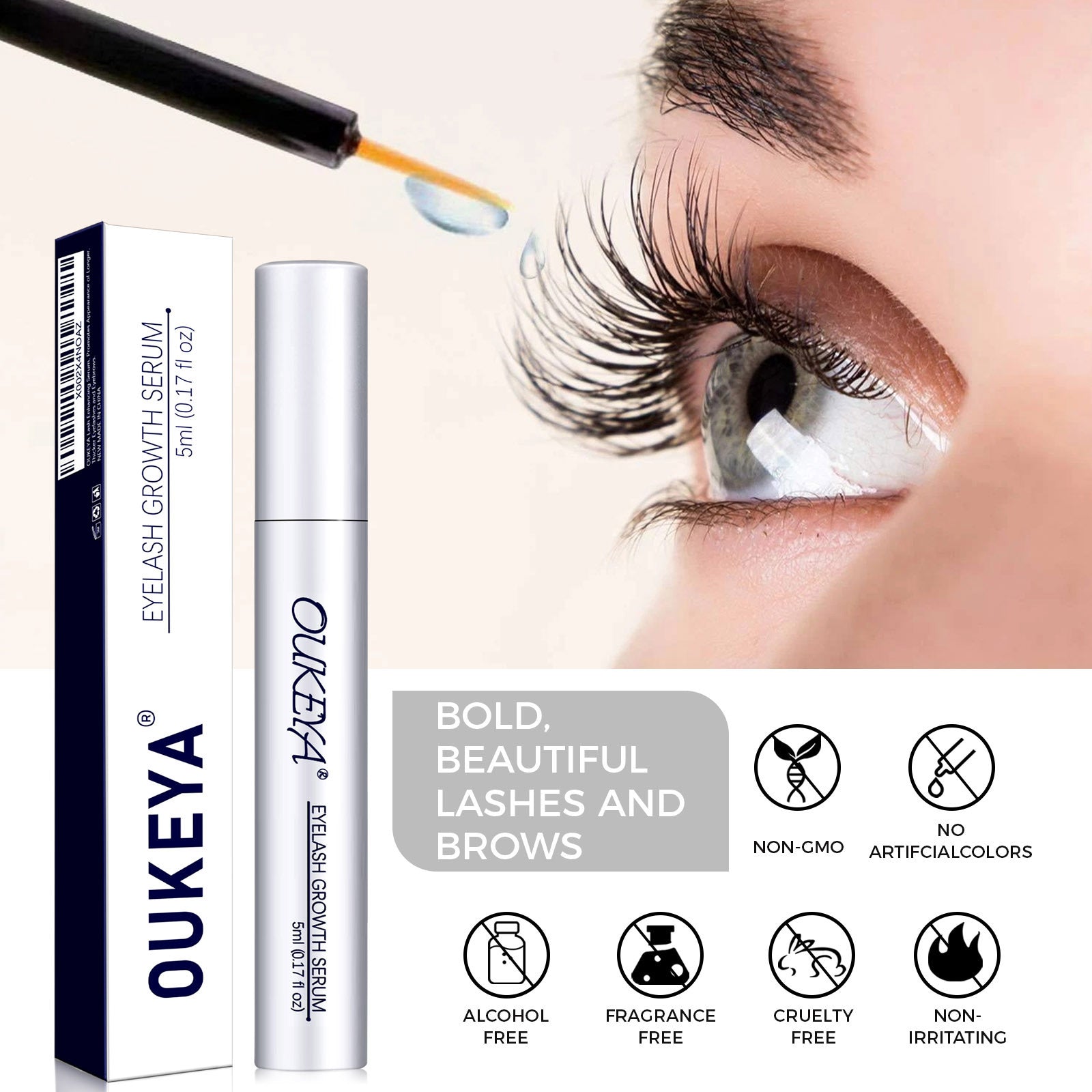 Silver Eyelash Growth Essence for Care 5ML Exported - Teleplus eyelash care