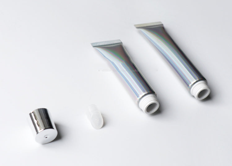 Silver Tube Lipstick Cap with Zinc Alloy and Ceramic Massage Heads - silver tube lipstick cap laser vacuum pump head