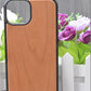 Nordic Style Wooden Phone Case for IPhone Compatible with United States Markets - Wood You Believe This Simple Rocks