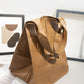 Simple Big Bag in Polyester PU Fabric Large Capacity Shoulder - simple big bag soft leather large capacity shoulder