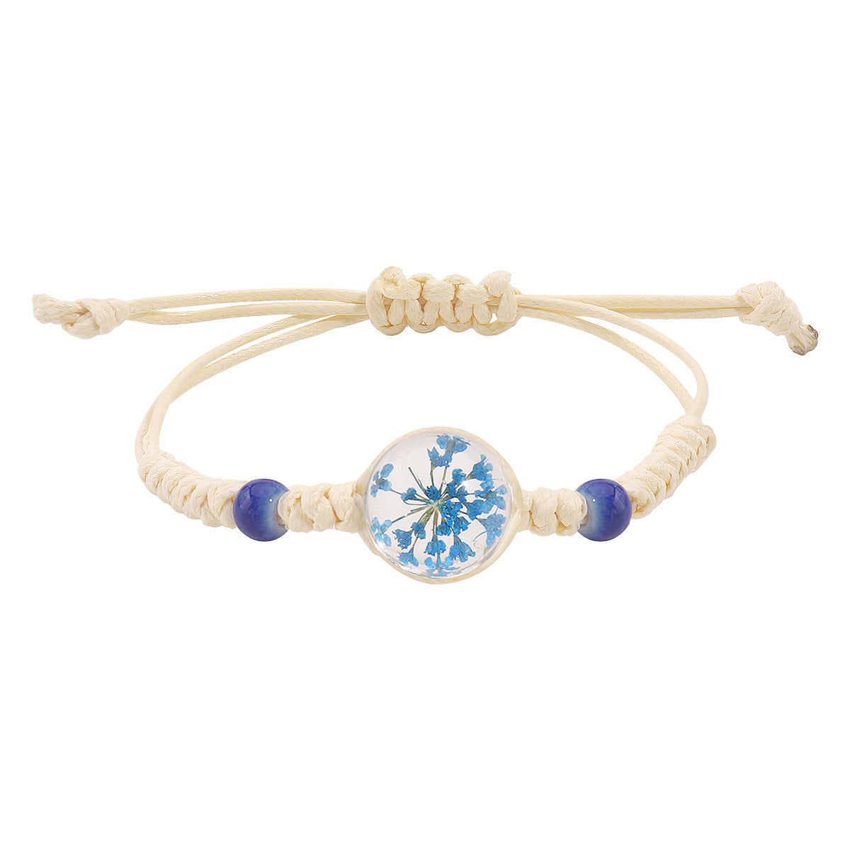 Simple Design Starry Dried Flower Bracelet Sweet Beauty - Simple Design Starry Dried Flower Bracelet for Women