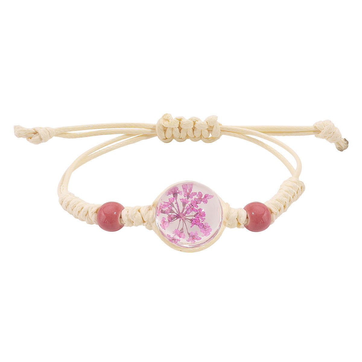 Simple Design Starry Dried Flower Bracelet Sweet Beauty - Simple Design Starry Dried Flower Bracelet for Women