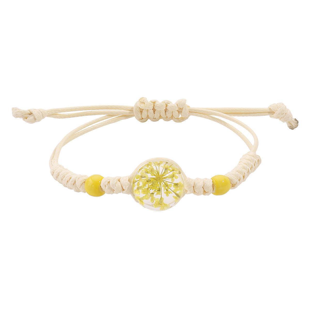 Simple Design Starry Dried Flower Bracelet Sweet Beauty - Simple Design Starry Dried Flower Bracelet for Women