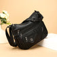 Simple Fashion Shoulder Crossbody Bag with Sandwich Pocket and Zipper - Teleplus simple fashion shoulder crossbody bag
