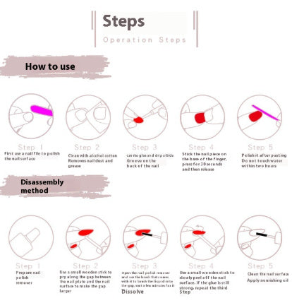 Simple French White Nail Stickers for Ladies Wear Armor Style - simple french white wear armor