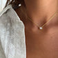 Simple Geometric Zircon Pendant Necklace For Women - Geometric Sparkle: Necklaces for Women Who Shine