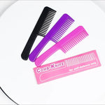 Simple Hairdressing Comb Plastic Multi-color Hair Styling Dense Gear Push Edge Flat - Tame Your Mane with the Simple