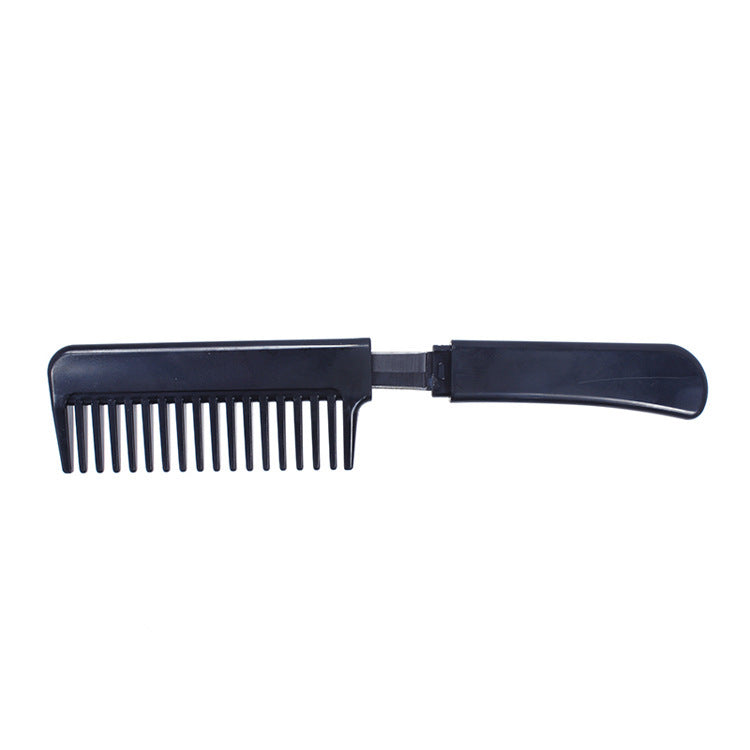 Simple Hairdressing Comb Plastic Multi-color Hair Styling Dense Gear Push Edge Flat - Tame Your Mane with the Simple