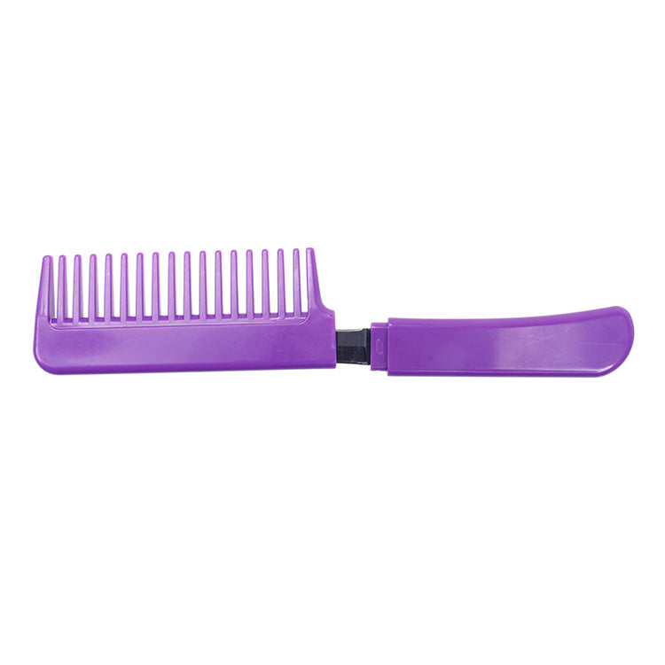 Simple Hairdressing Comb Plastic Multi-color Hair Styling Dense Gear Push Edge Flat - Tame Your Mane with the Simple