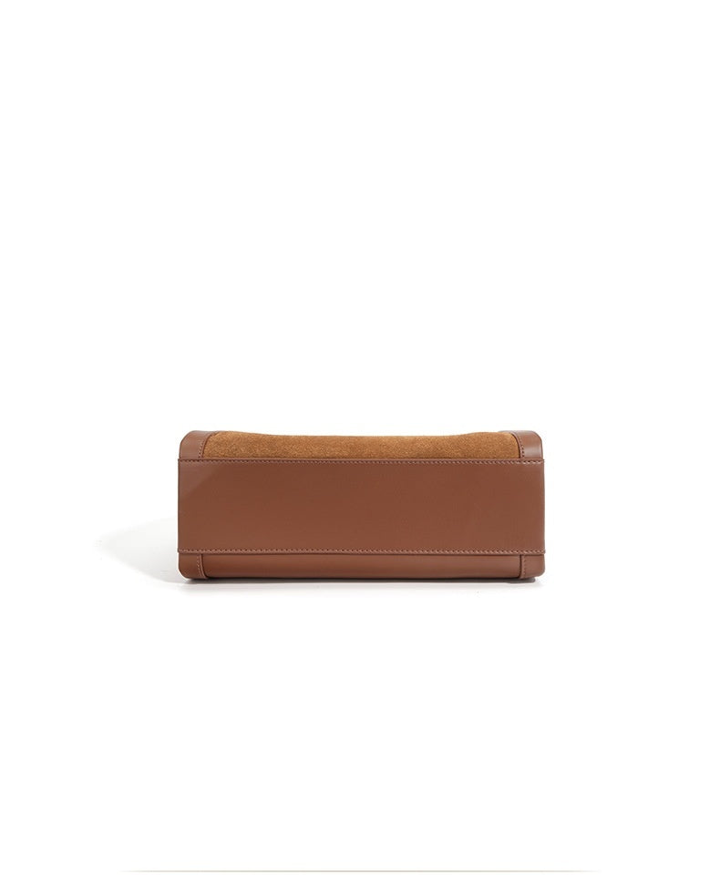 Simple Large Capacity Leather Bag with Matte Finish for Daily - Teleplus matte leather simple large capacity