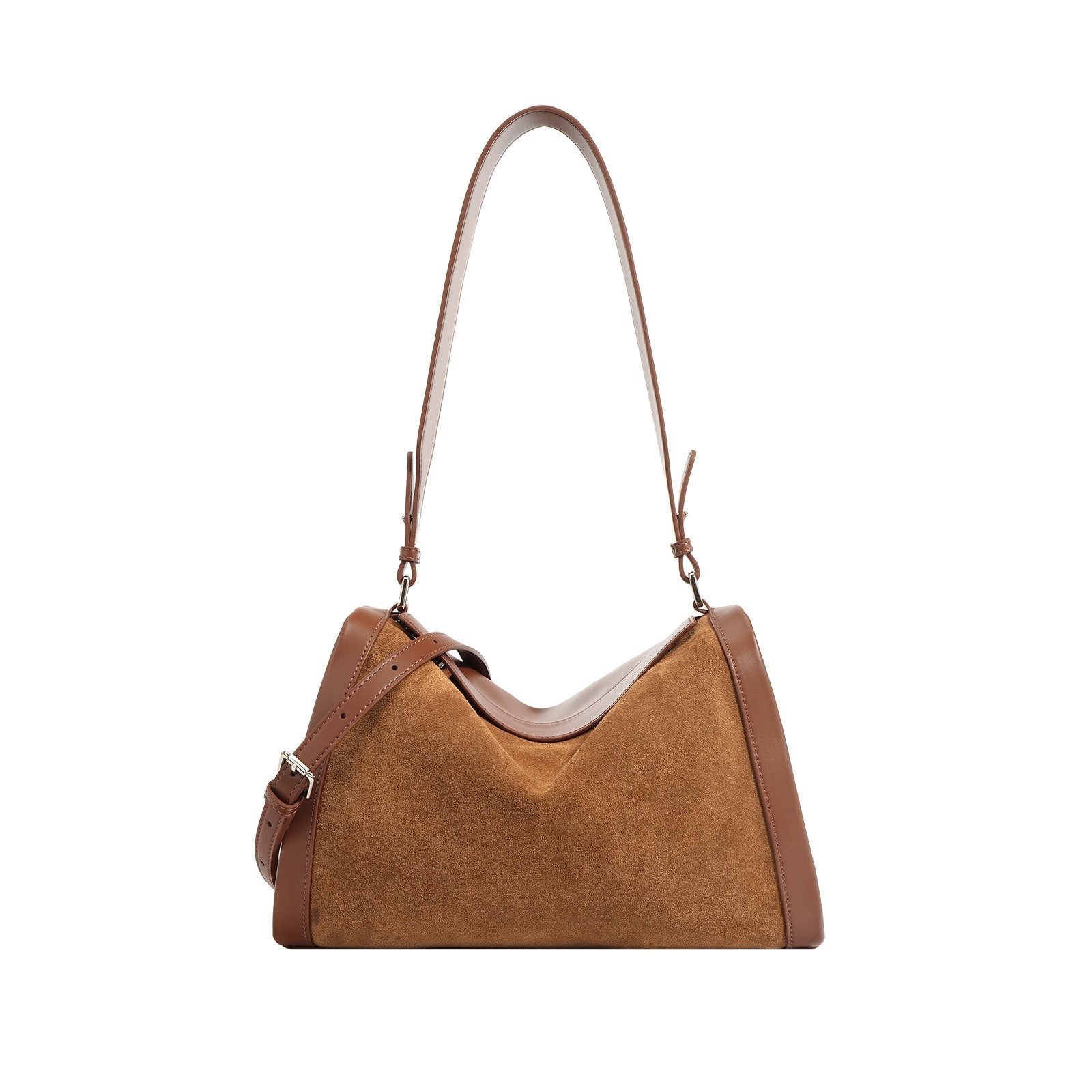 Simple Large Capacity Leather Bag with Matte Finish for Daily - Teleplus matte leather simple large capacity