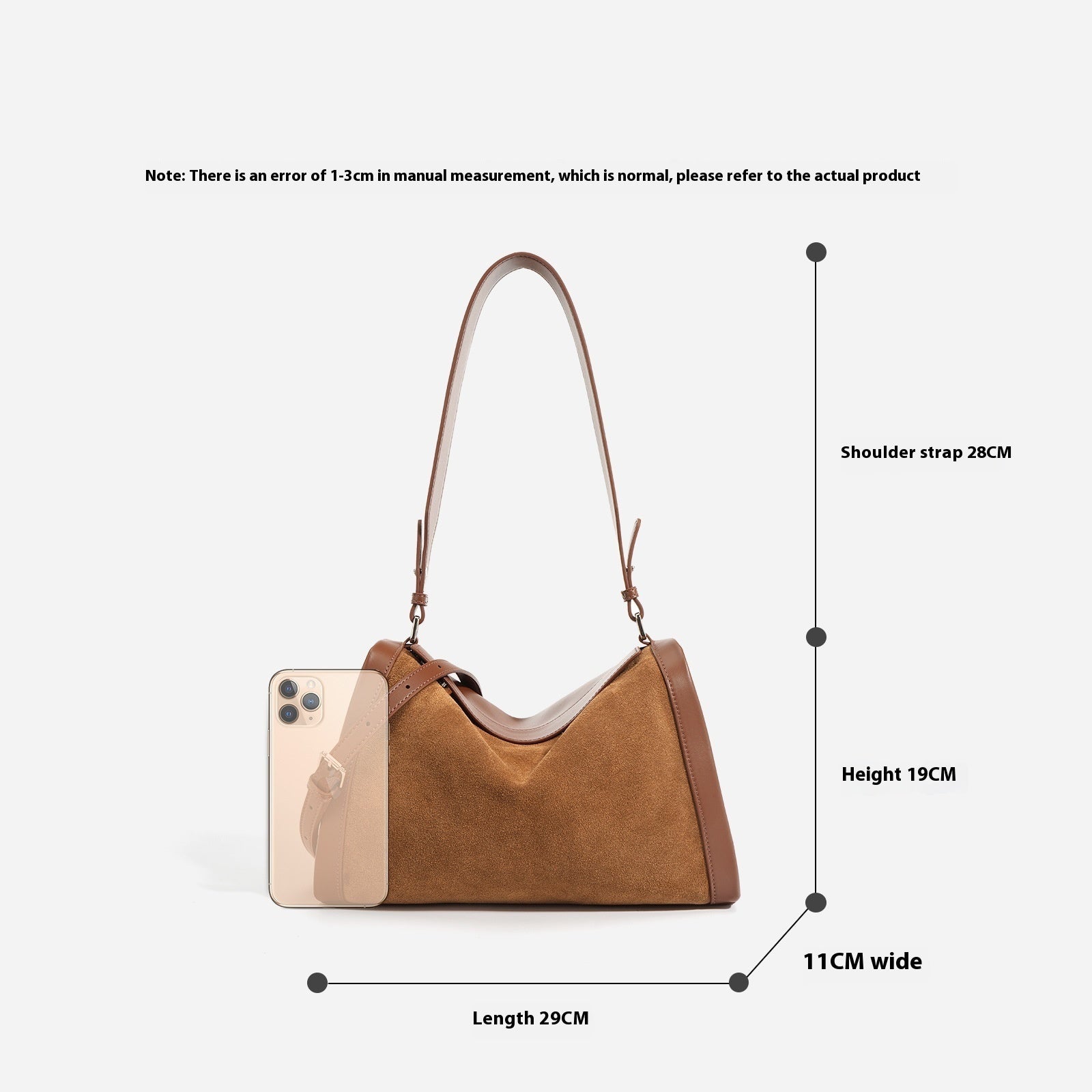 Simple Large Capacity Leather Bag with Matte Finish for Daily - Teleplus matte leather simple large capacity
