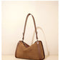 Simple Large Capacity Leather Bag with Matte Finish for Daily - Teleplus matte leather simple large capacity