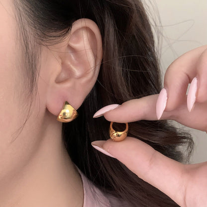 Simple Niche Geometric Little Bell Shape Earrings - Jingle All the Way with Bell Shape Shape Earrings