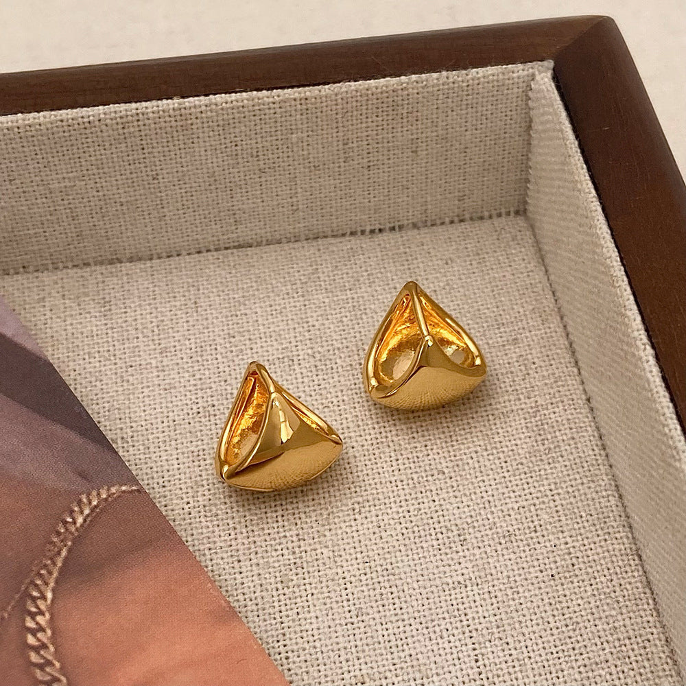 Simple Niche Geometric Little Bell Shape Earrings - Jingle All the Way with Bell Shape Shape Earrings