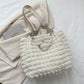 Simple Pleated Shoulder Bag for Daily Use and Commuter Comfort - Teleplus simple pleated shoulder bag underarm commuter