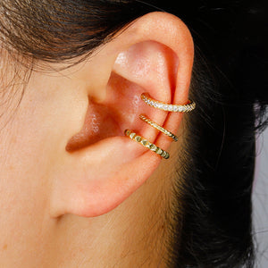 Electroplated Gold U-Shaped Copper Earrings for Women US and CHF - Sparkle Like a Star with 1pc Ear Clips united states