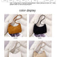 Simple Shoulder Handbag with Trendy Armpit Style and Solid Polyester Colors - style armpit trendy simple shoulder